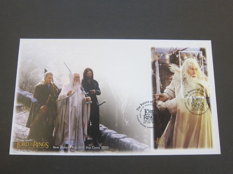 New Zealand 2003 LOR The Return of the King MS FDC
