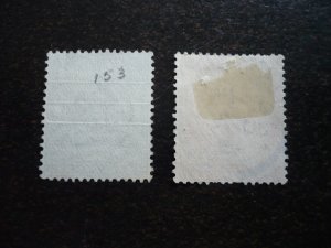 Stamps - Great Britain - Scott# 151-152 - Used Part Set of 2 Stamps