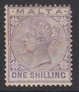 MALTA, Scott 13, Mint, large part OG (thin)