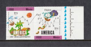 Mexico Scott #1708A (Pair) MNH