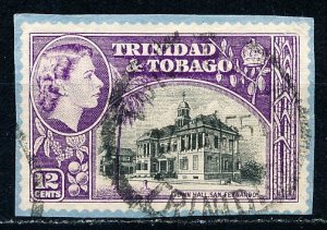 Trinidad & Tobago #79 Cut Square Single Used