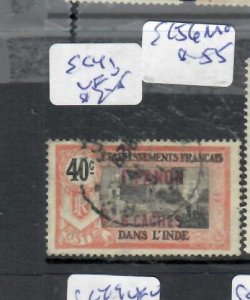 FRENCH INDIA   SC 43    VFU     P0303H