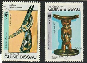 Guinea Bissau; Scott 580, 584;  1984;  Used