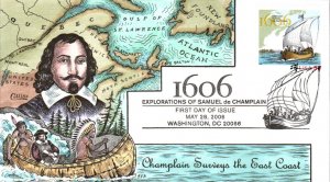 #4073 Samuel de Champlain Collins FDC