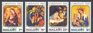 Malawi Sc# 474-477 MNH 1985 Christmas