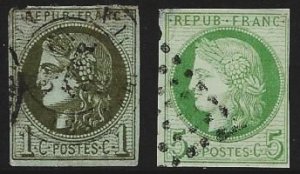 French Colonies 16 and 19 CV $60