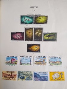 collection on pages Lesotho NY: CV $49