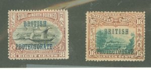 North Borneo #111/123 Unused Single