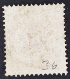 Sweden, Scott #36, XF used, tiny thin