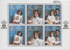 New Zealand Scott #'s B123a MNH