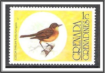 Grenadines #146 Plants Flowers Birds MNH