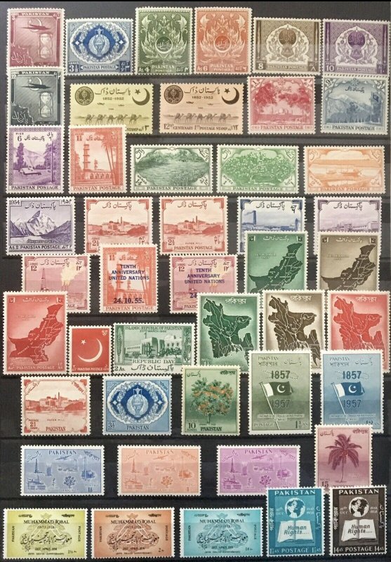 PAKISTAN 1947 TO 2020 COMPLETE COLLECTION (MH) HIGH C.V