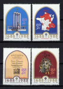 South Africa 710-713 MNH French Huguenot Settlement Memorial ZAYIX 0424S0175M