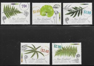 New Zealand 2445-49  2013  set 5  VF  Mint  NH