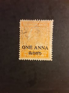 India (Travancore:Cochin) #4r           Used