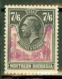 LC: Northern Rhodesia 15 mint CV $200