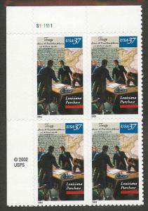 3782 MNH Plate Block