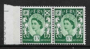 Sg XS24a 1/3 Scotland with variety - Broken Oblique in value UNMOUNTED MINT 