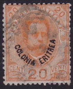 ERITREA ITALY  An old forgery of a classic stamp............................1002