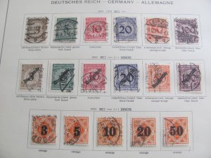 GERMANY 1920S USED  SETS XF (215)