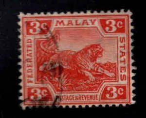 Federated Malay States Scott 42 Used  colorful  stamp