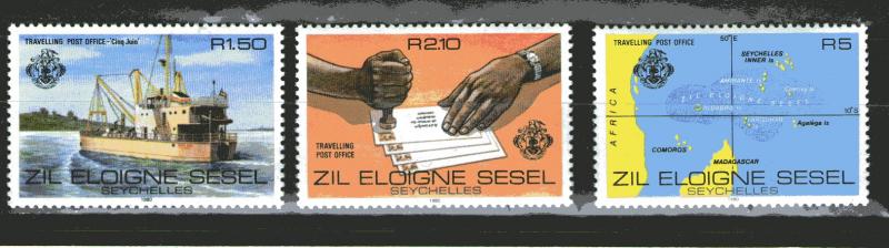 Seychelles - Zil Elwannyen Sesel 36-39 MNH