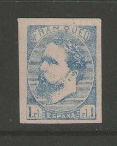 Spain 1873 Carlistische Sc x2 MH - but maybe forgery