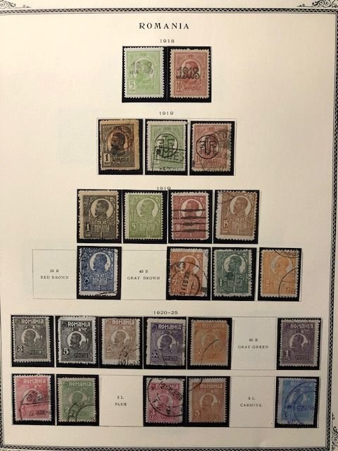 Romania 1858 to 1940 19 pages