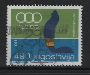 Yugoslavia   #1436  used 1979  Mediterranean games  4.90d  mascot