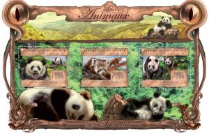 GUINEA 2013 SHEET PANDA BEARS WILDLIFE