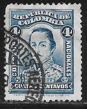 Columbia 400: 4c Santander, used, VF