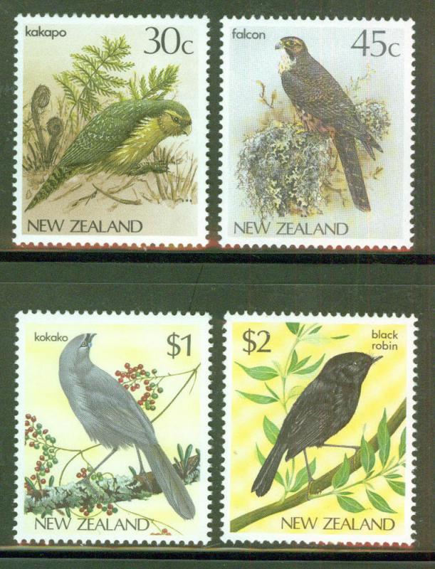 New Zealand Scott 766-9 MNH** 1981 Bird Stamps CV$5.55
