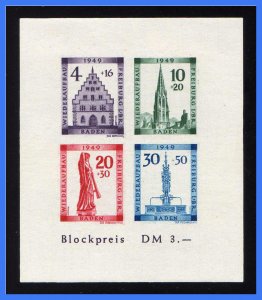 1949 - Alemania - Baden - Scott n. 5NB8b - s/d - MNH- BA- 059 - 02