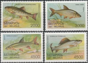 Belarus 1997 MNH Stamps Scott 204-207 Fish