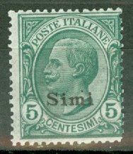 M: Italy Simi 2 mint CV $40