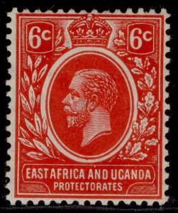 EAST AFRICA and UGANDA GV SG46a, 6c scarlet, M MINT. Cat £25.