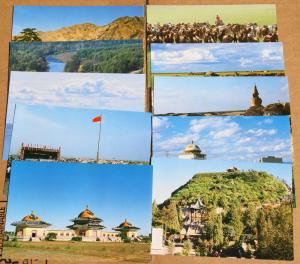 1987 China Airmail Postal Card Cancelled Set of 10 - Inner Mongolia