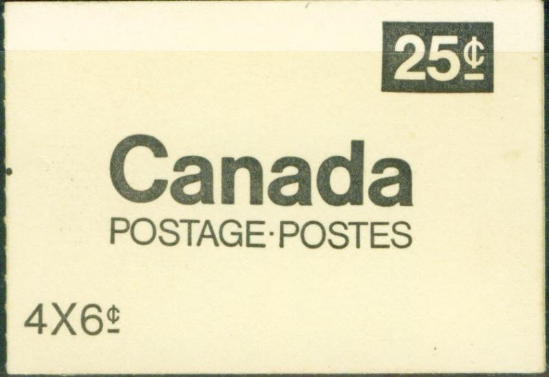 CANADA Scott 460d Booklet and pane MNH** fresh 1972