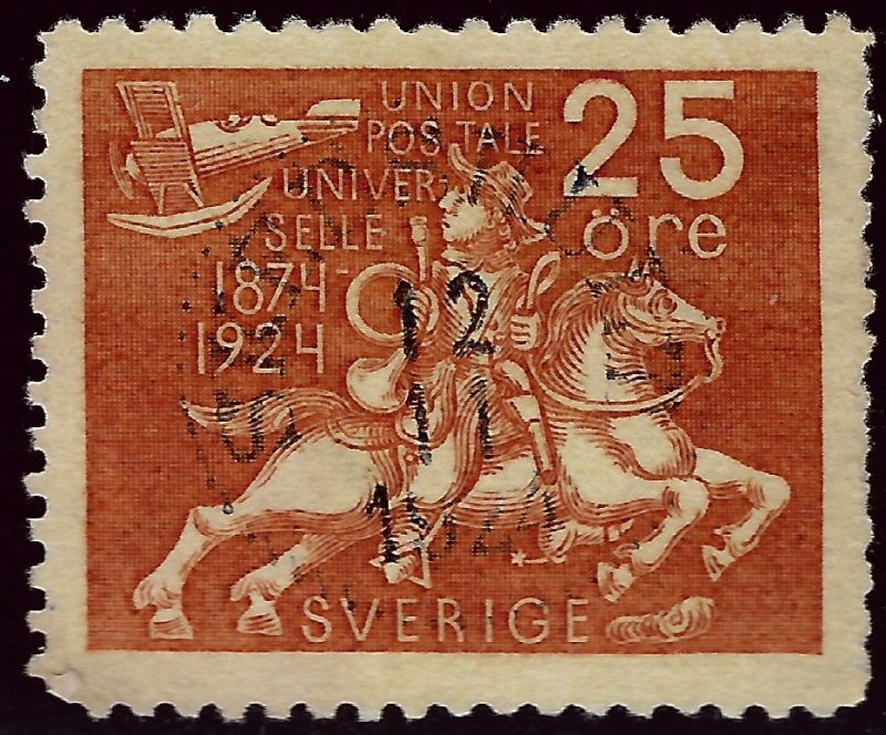 Popular Sweden SC #217 Used VF hr SCV $32.50...win a Bargain!