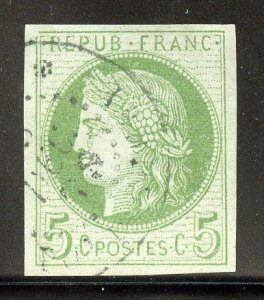 French Colonies # 19, Used.