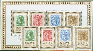 Malta 1985 Centenary of Post Office Set of 5 SG751-MS755 V.F MNH