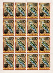 Timor (Ocussi-Ambeno) 1991 Halley's Comet-Concorde-Bird Mini-Sheetlet (16) MNH