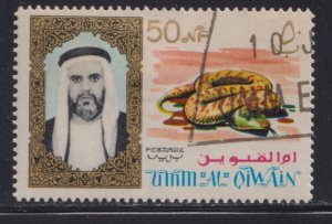 UAE Umm Al Qiwain 11 Sheik Ahmed bin Rashid al Mulla and Snake 1964