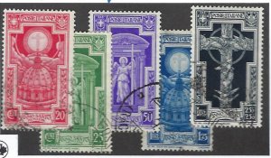 Italy SC#310-314 Used F-VF SCV$248.00...Great Value!