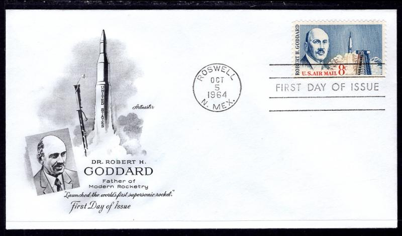 US C69 Goddard Artmaster U/A FDC