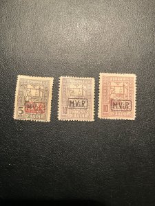 Romania Scott# 3nRA3-5 hinged
