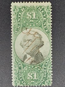 R144 with light pen cancel nice hard to find stamp!