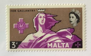 Malta 1959 Scott 273 MNH -3p, George Cross,  17th Anniv