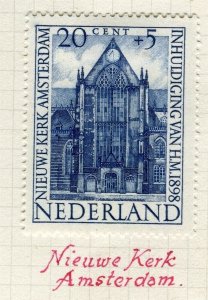 NETHERLANDS; 1948 early Social Fund issue fine Mint hinged 20c. value
