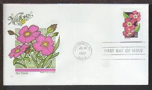 US Red Maid Flower 1992 House Farnam U/A FDC BIN 17761